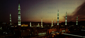 Prophet's Mosque at Madinah; Saudi Arabia